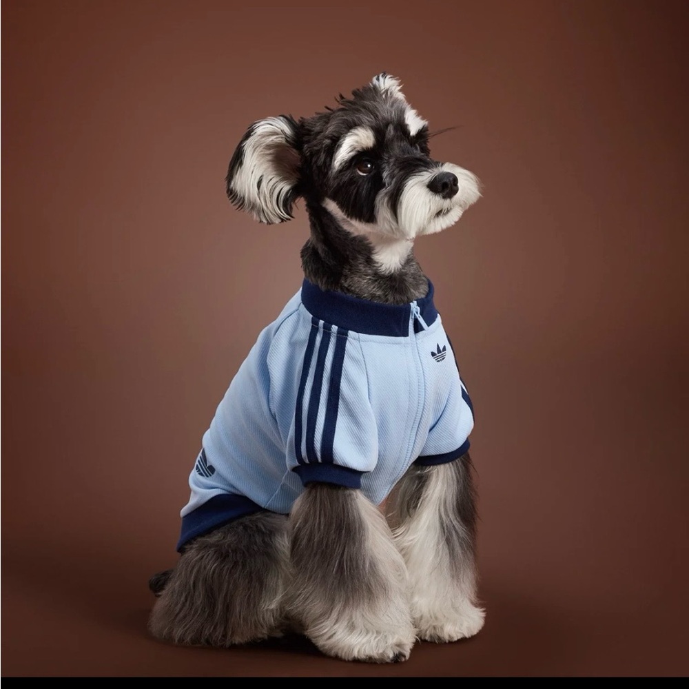 Adidas Originals Pet Tracksuit Zip-Up Jacket Dogs Cats Collection HZ6662 size M - Picture 2 of 6